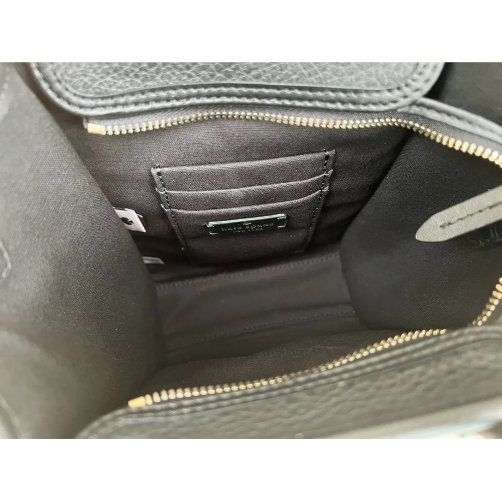 Kate Spade Top Zip Satchel Crossbody Leather - Picture 6 of 7